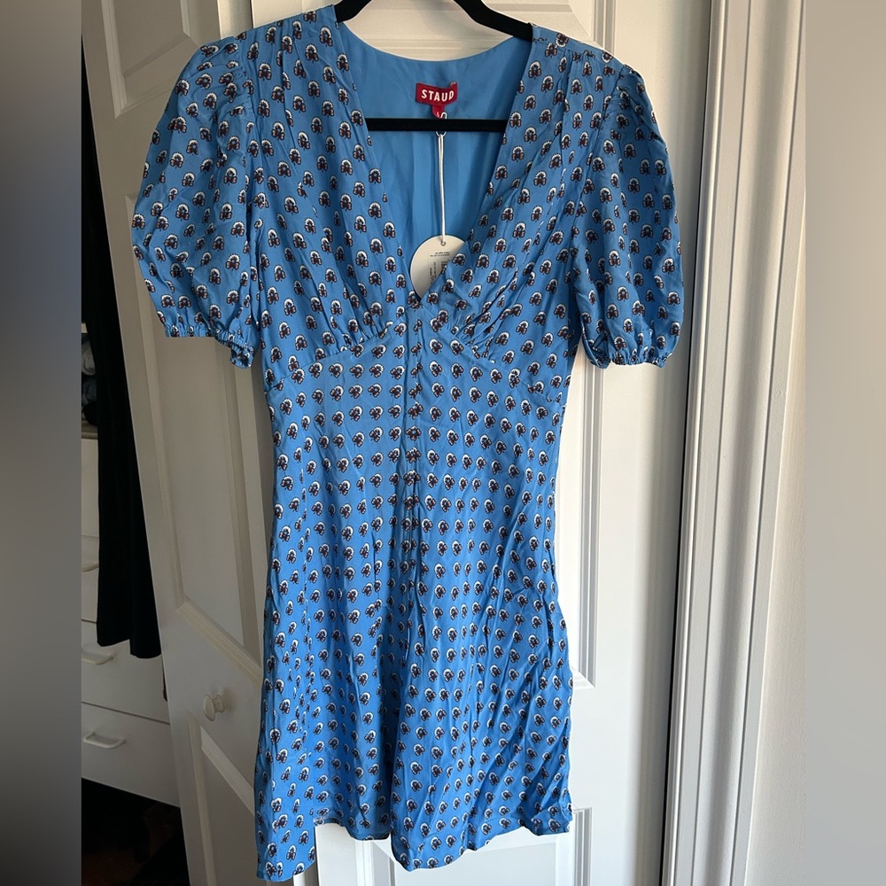Staud mini Mila dress NWT - Picture 3 of 7